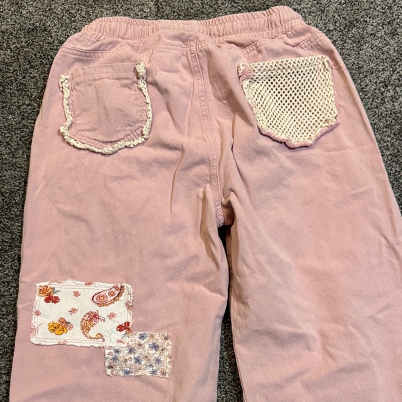 POL Pink Patchwork Flare Jeans - Picture 7 of 7